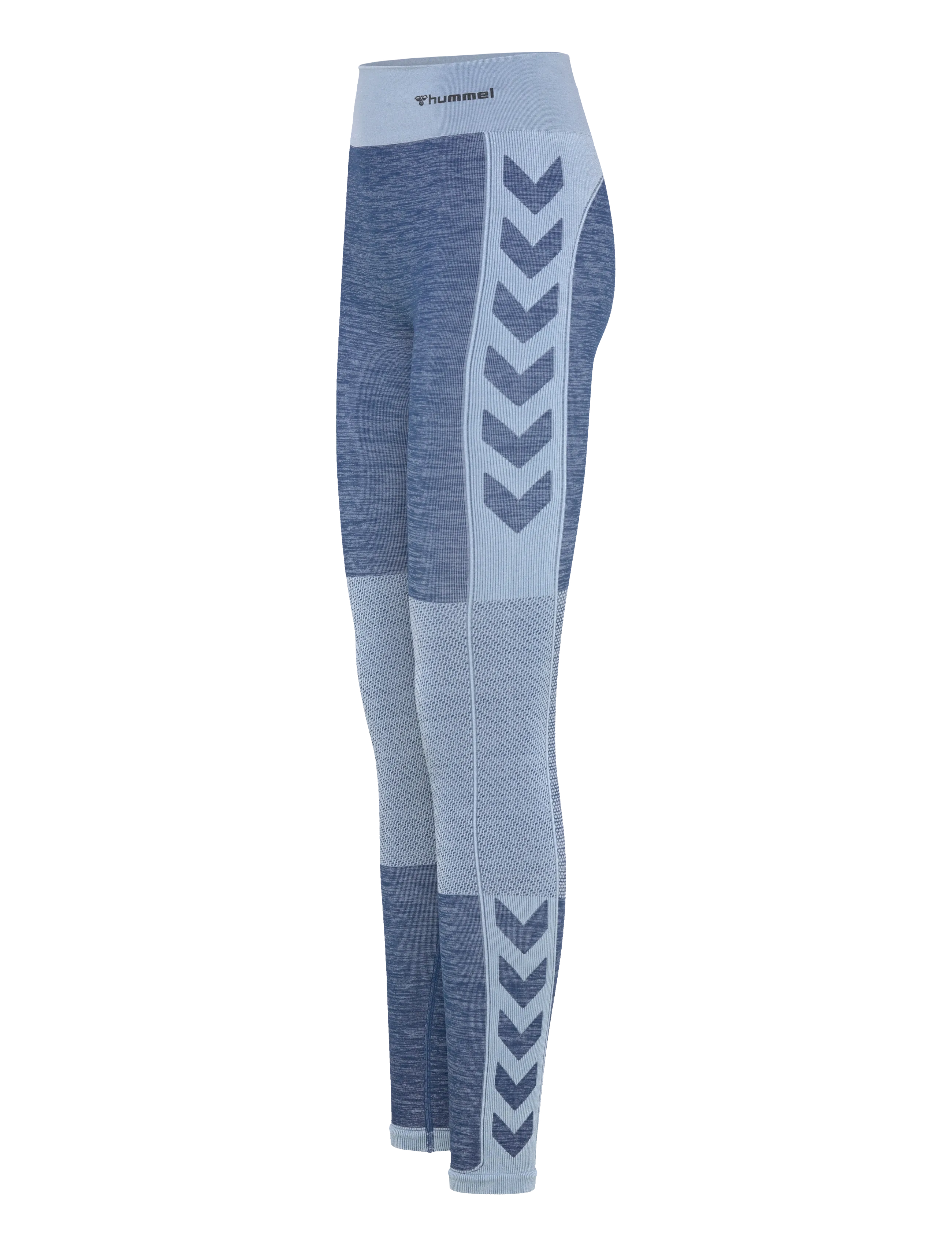 Hummel - hmlCLEA SEAMLESS MID WAIST TIGHTS - Õmblusteta retuusid - navy peony/faded denim - 3