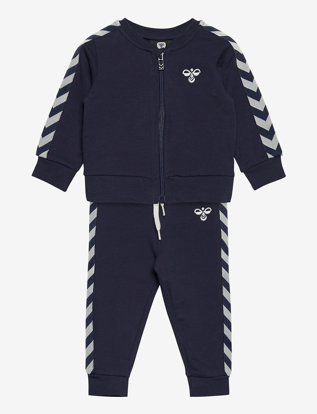 Hummel - hmlBILLE TRACKSUIT - treeningriided ja 2-osalised komplektid - black iris - 0