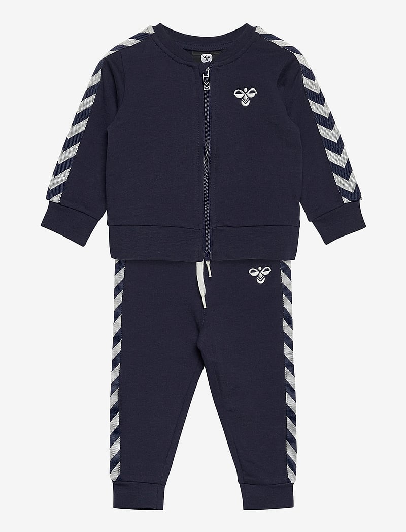 Hummel - hmlBILLE TRACKSUIT - treeningriided ja 2-osalised komplektid - black iris - 0
