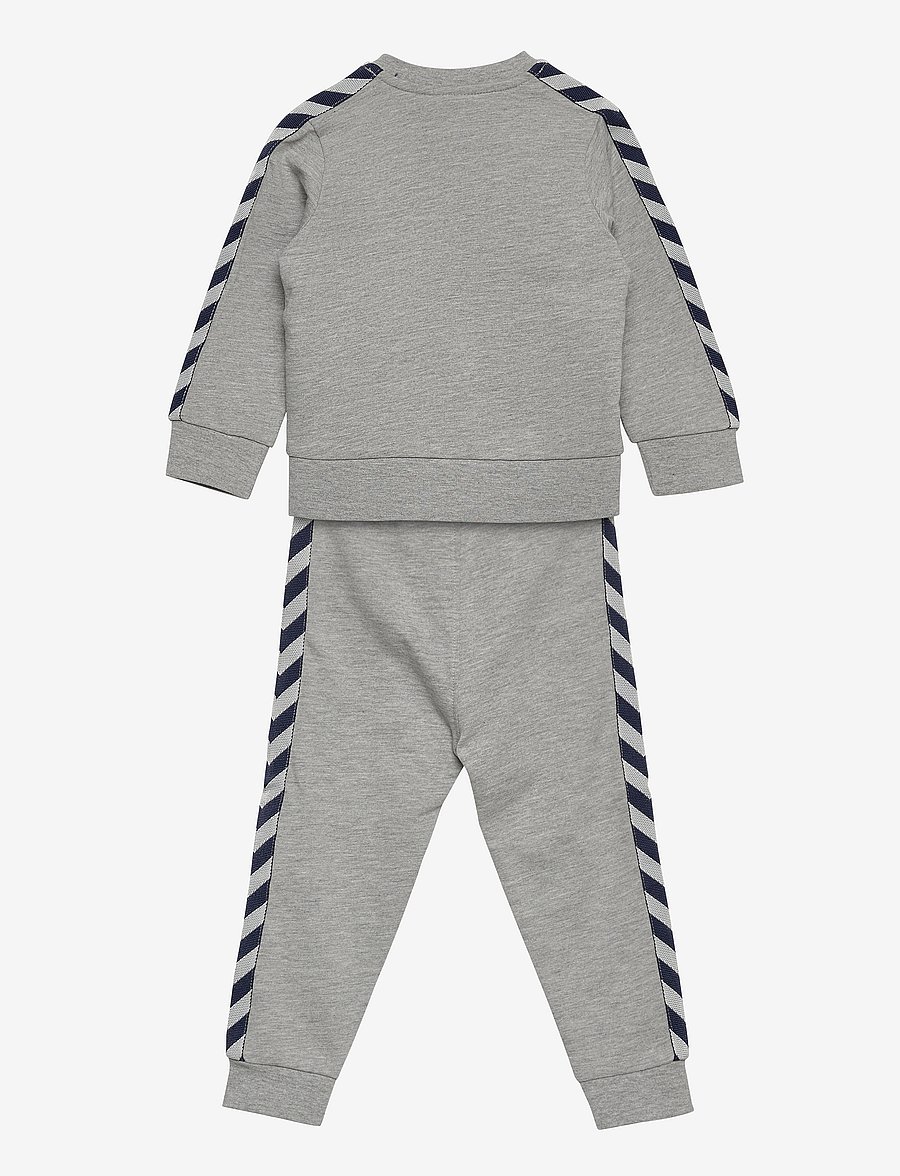 Hummel - hmlBILLE TRACKSUIT - joggingset & tvådelade set - grey melange - 1