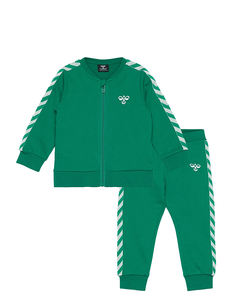 Hummel - hmlBILLE TRACKSUIT - trainingsanzug - pepper green - 0