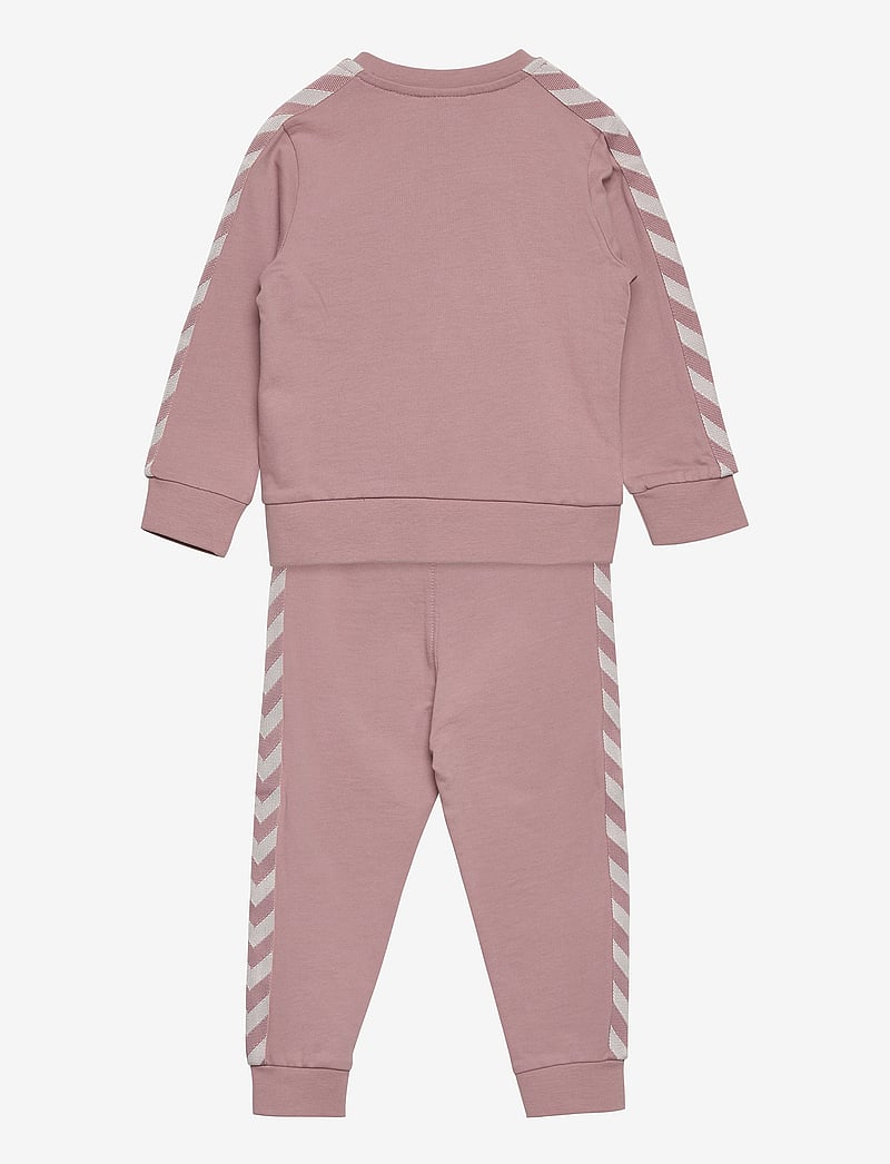 Hummel - hmlBILLE TRACKSUIT - treeningriided ja 2-osalised komplektid - woodrose - 1