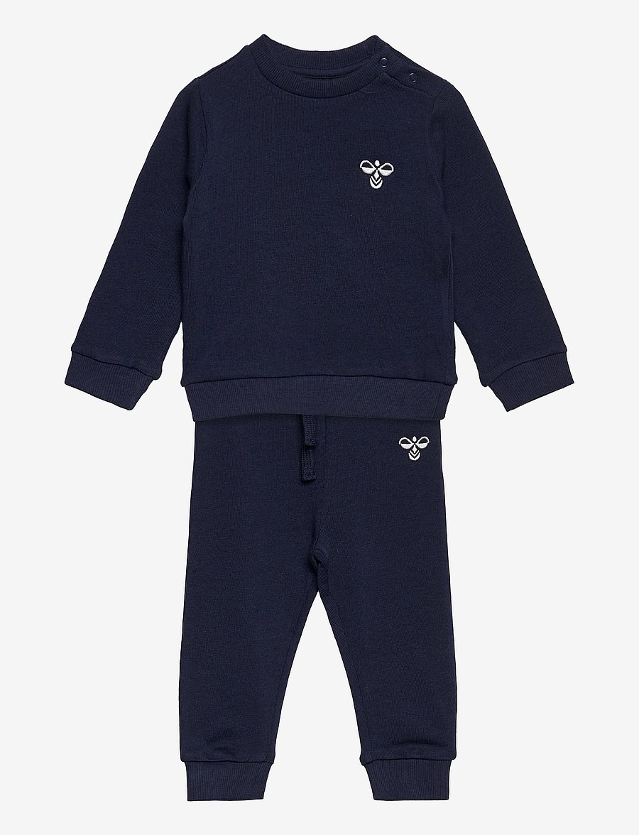 Hummel - hmlSANTO CREWSUIT - zemākās cenas - black iris - 0