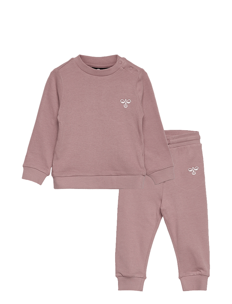 Hummel - hmlSANTO CREWSUIT - treeningriided ja 2-osalised komplektid - woodrose - 0