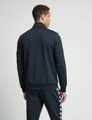Hummel - hmlNATHAN 2.0 ZIP JACKET - sportiska stila džemperi - black - 6