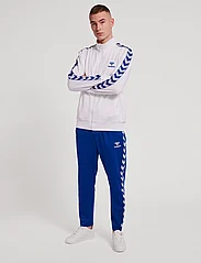 Hummel - hmlNATHAN 2.0 ZIP JACKET - sweaters - white/true blue - 4