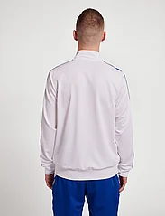 Hummel - hmlNATHAN 2.0 ZIP JACKET - sweaters - white/true blue - 6