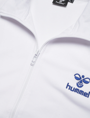 Hummel - hmlNATHAN 2.0 ZIP JACKET - sweatshirts - white/true blue - 2
