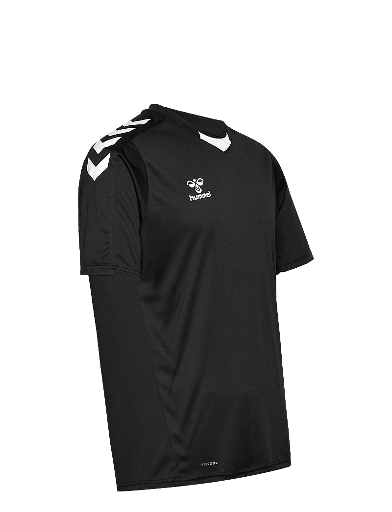 Hummel - hmlCORE XK POLY JERSEY S/S - t-shirts - black - 2