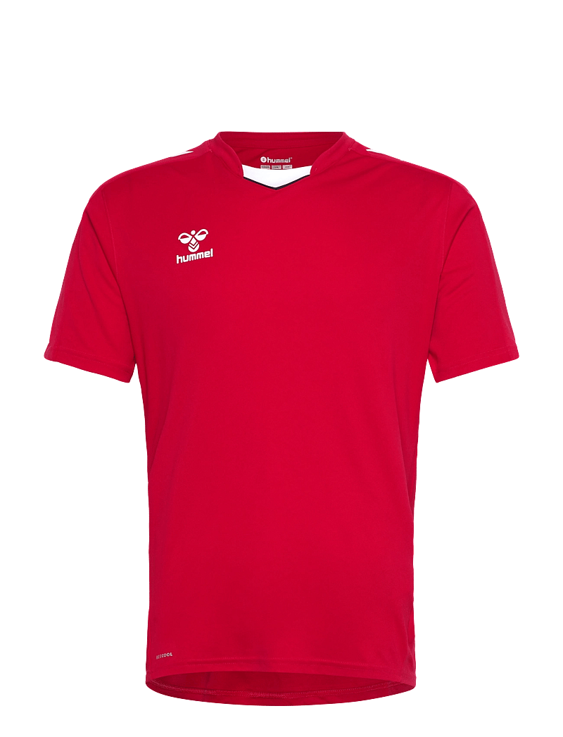 Hummel - hmlCORE XK POLY JERSEY S/S - t-shirts - true red - 0