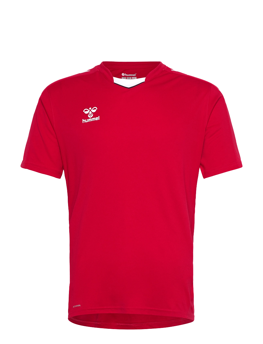 Hummel - hmlCORE XK POLY JERSEY S/S - t-shirts - true red - 0