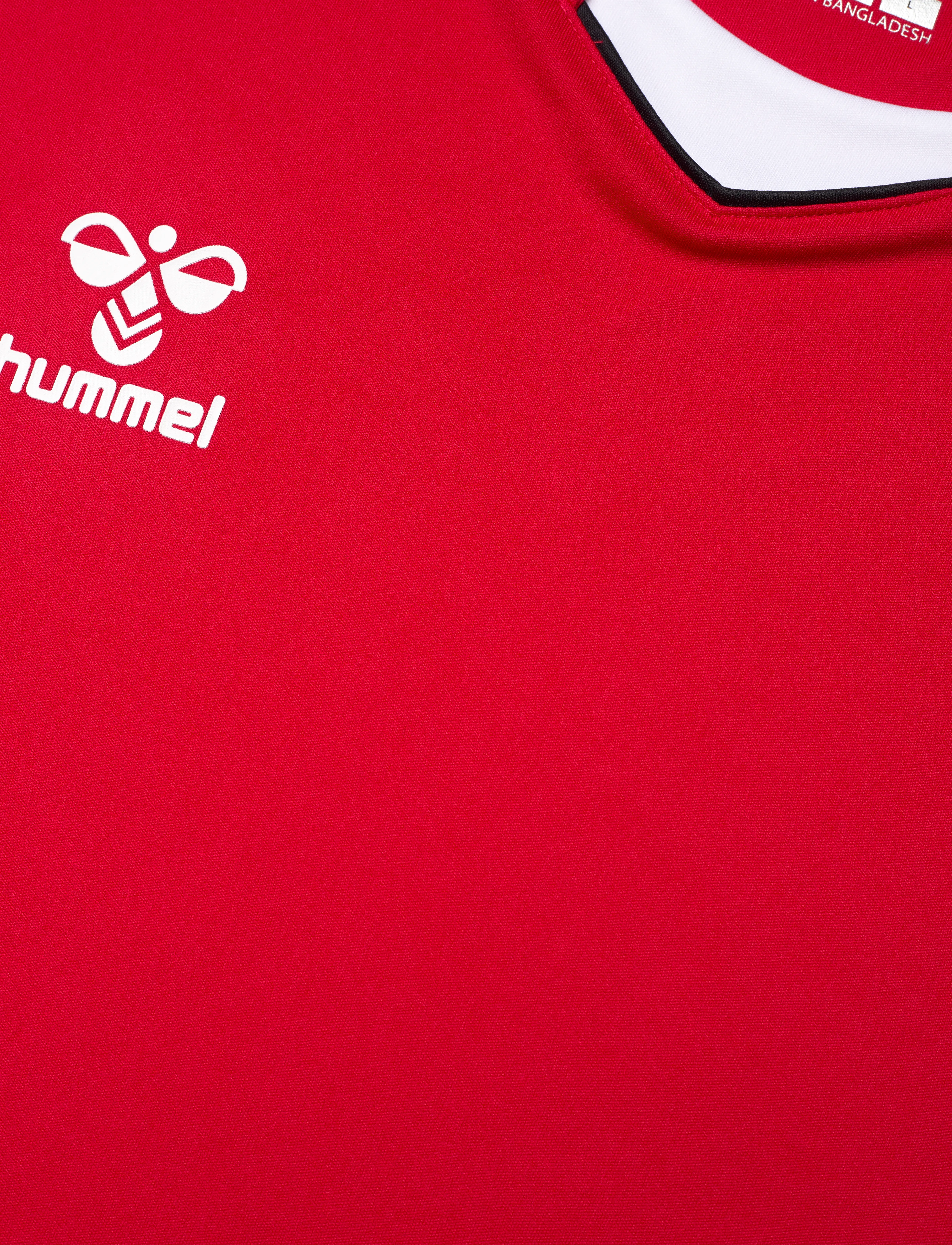Hummel - hmlCORE XK POLY JERSEY S/S - t-shirts - true red - 4