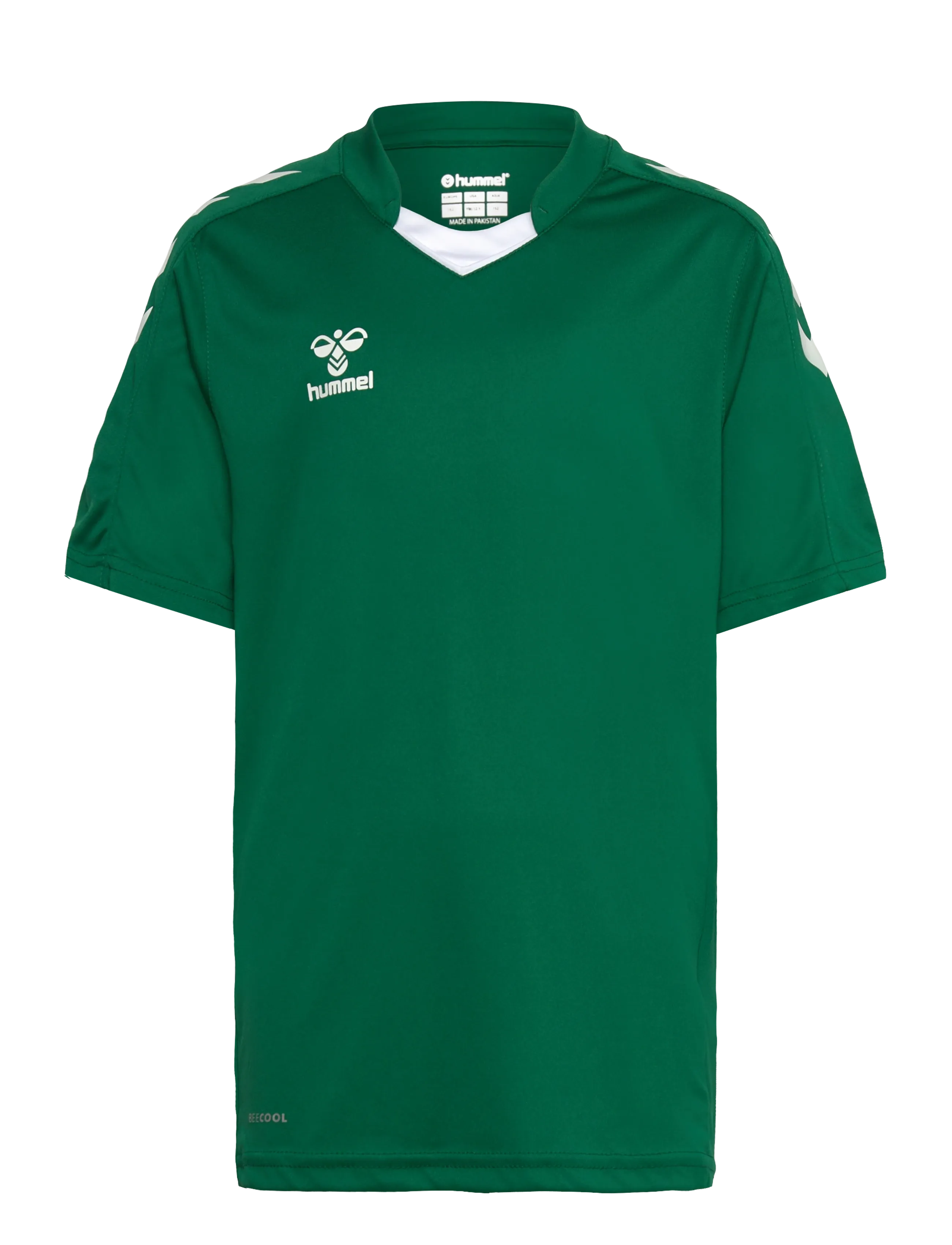 Hummel hmlCORE XK POLY JERSEY S/S KIDS - Vis alt - EVERGREEN / green