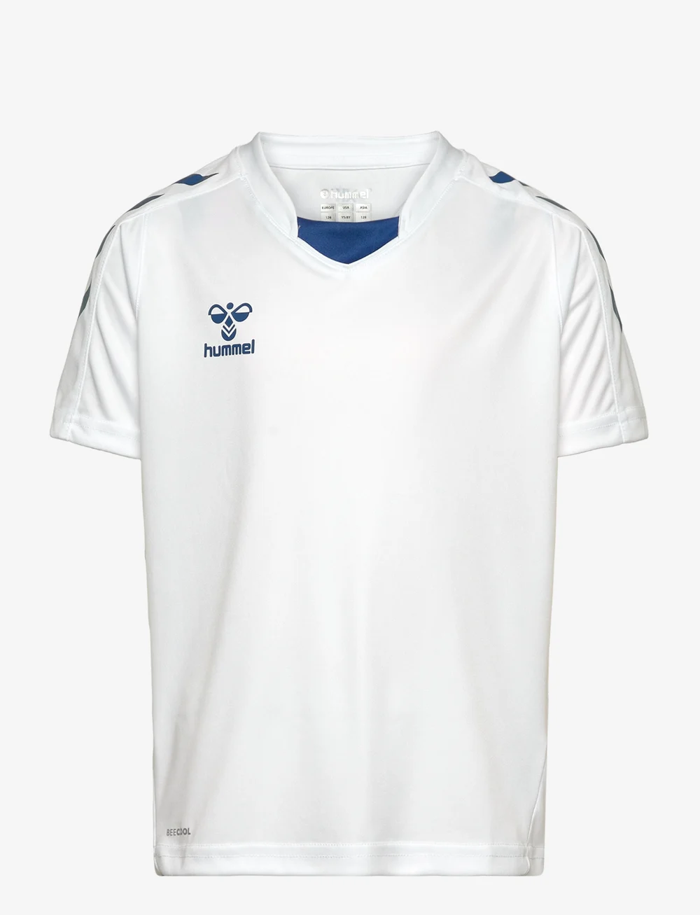 Hummel - hmlCORE XK POLY JERSEY S/S KIDS - sportoberteile - white/true blue - 0