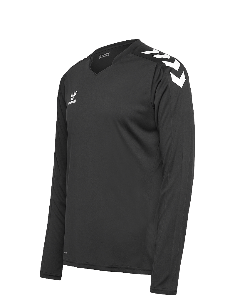 Hummel - hmlCORE XK POLY JERSEY L/S - langarmshirts - black - 2