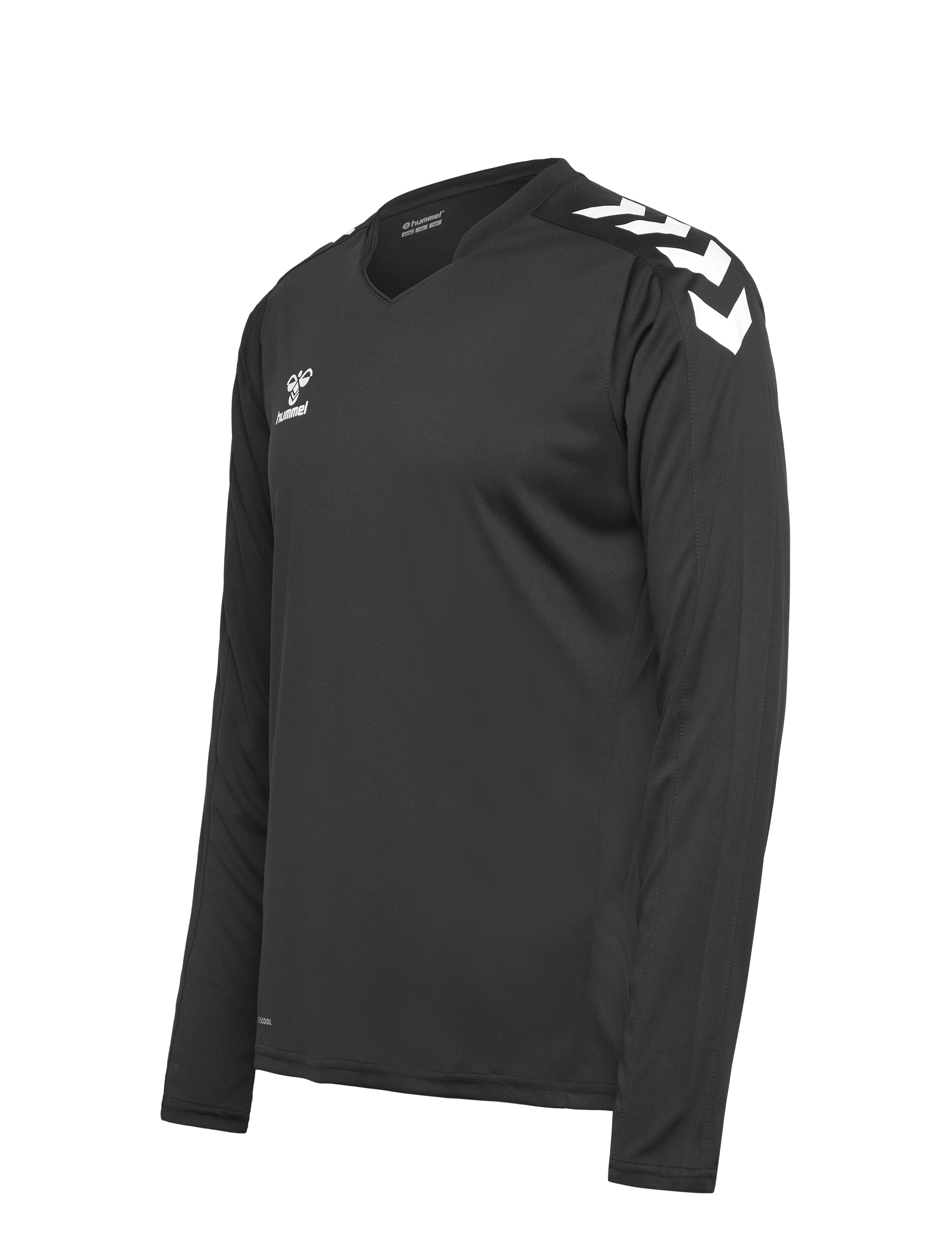 Hummel - hmlCORE XK POLY JERSEY L/S - langærmede toppe - black - 2