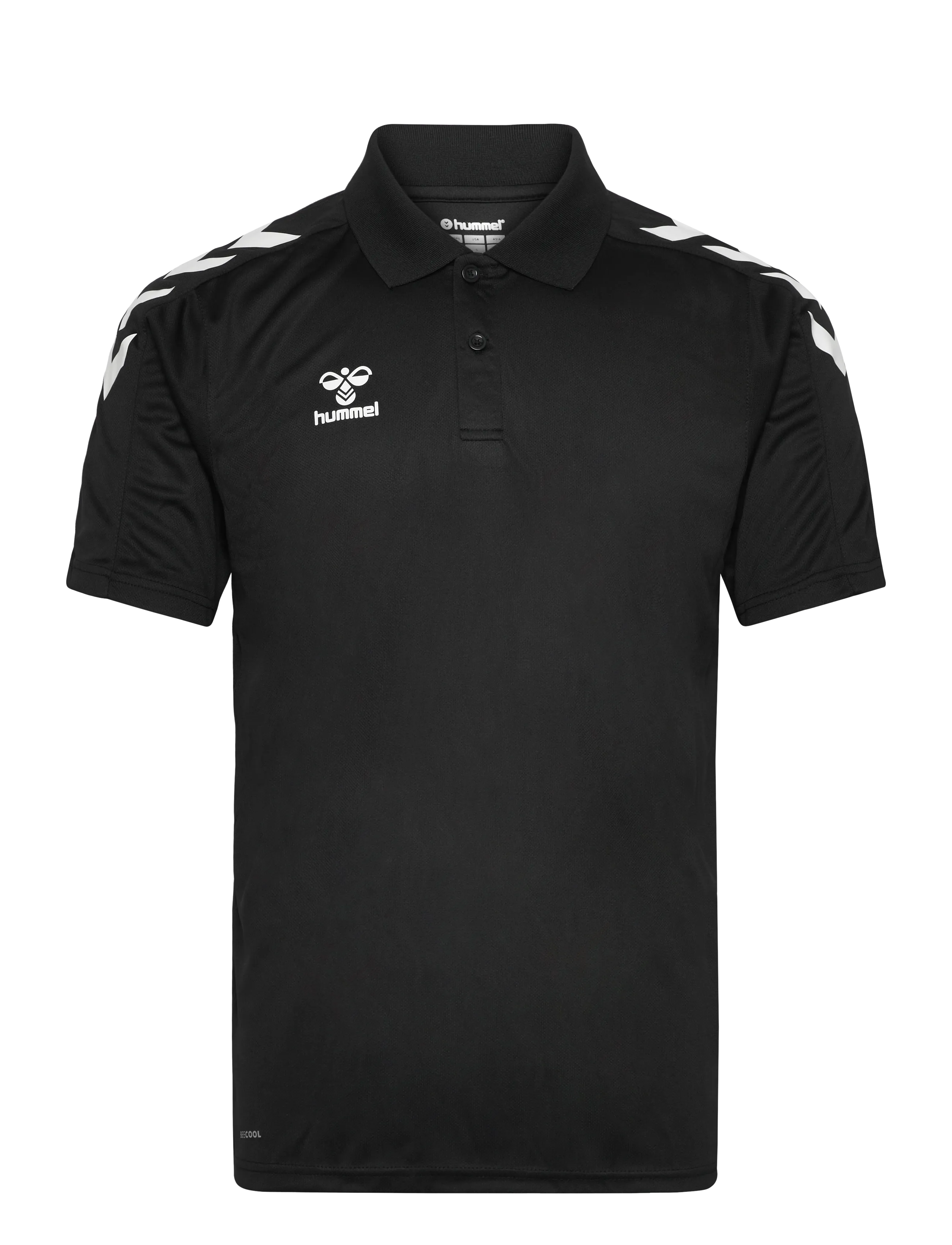 Hummel hmlCORE XK FUNCTIONAL POLO - Vis alt - BLACK / black