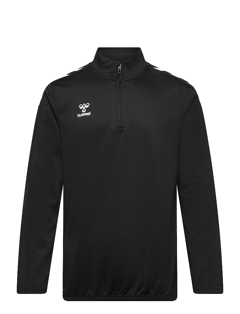 Hummel - hmlCORE XK HALF ZIP POLY SWEAT - sweatshirts - black - 0