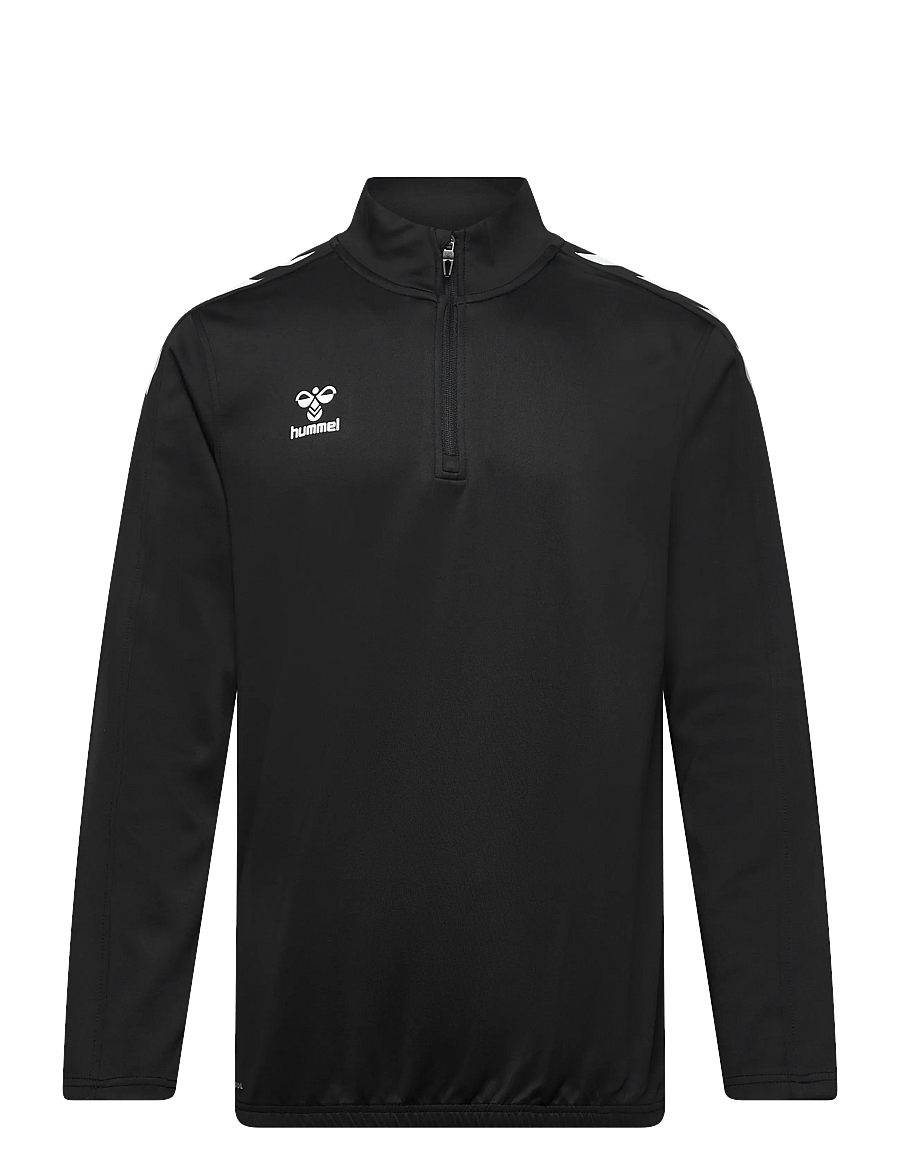 Hummel - hmlCORE XK HALF ZIP POLY SWEAT - sweatshirts - black - 0