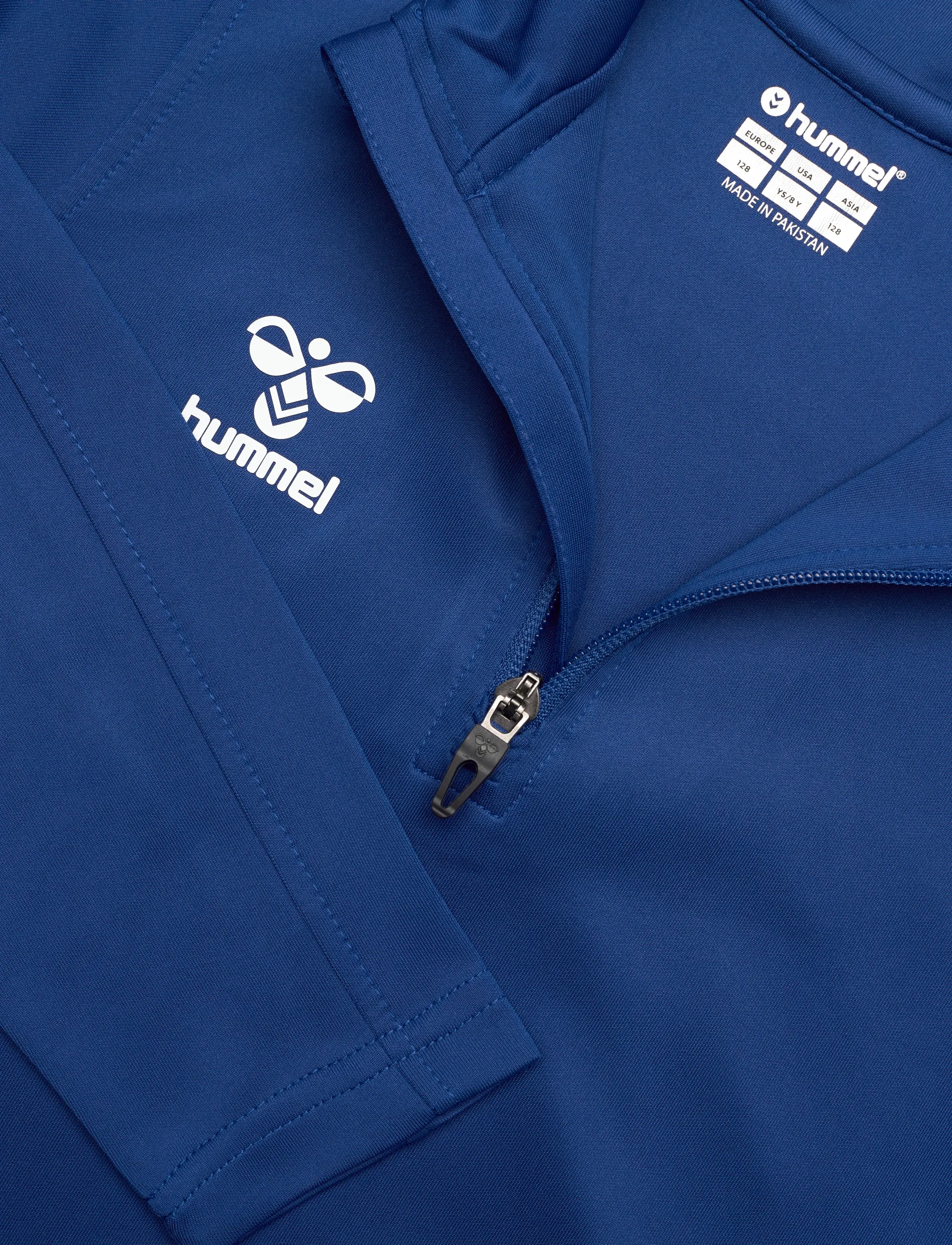 Hummel - hmlCORE XK HALF ZIP POLY SWEAT KIDS - sweatshirts - true blue - 4