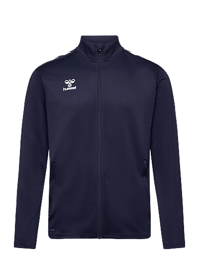 Hummel hmlCORE XK POLY ZIP SWEAT - Riided - MARINE / navy