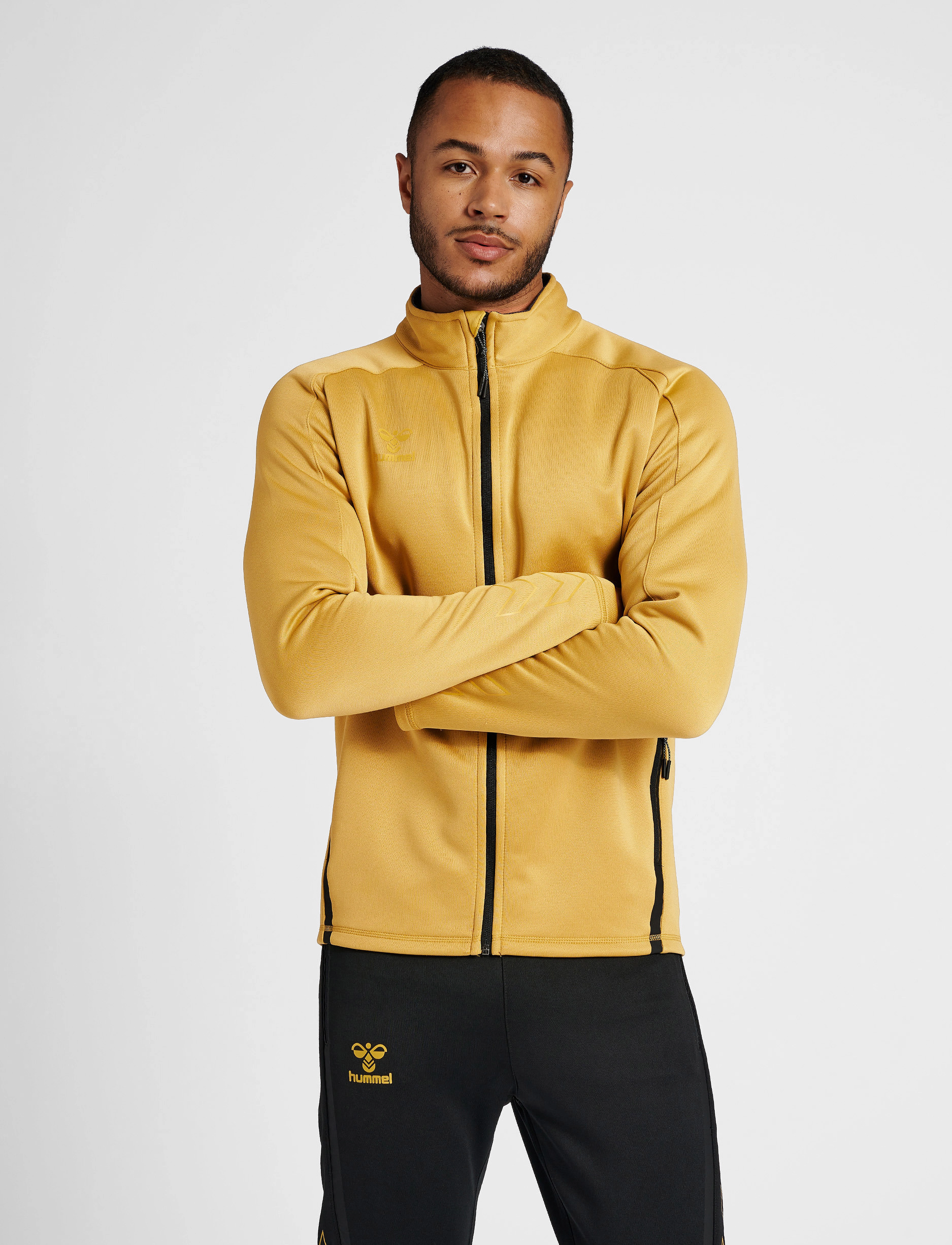 Hummel - hmlCIMA XK ZIP JACKET - antique gold - 3