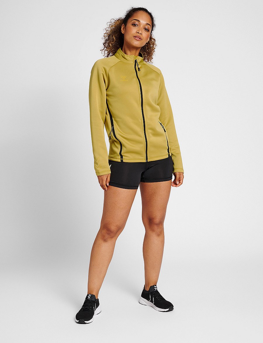 Hummel - hmlCIMA XK ZIP JACKET WOMAN - antique gold - 0