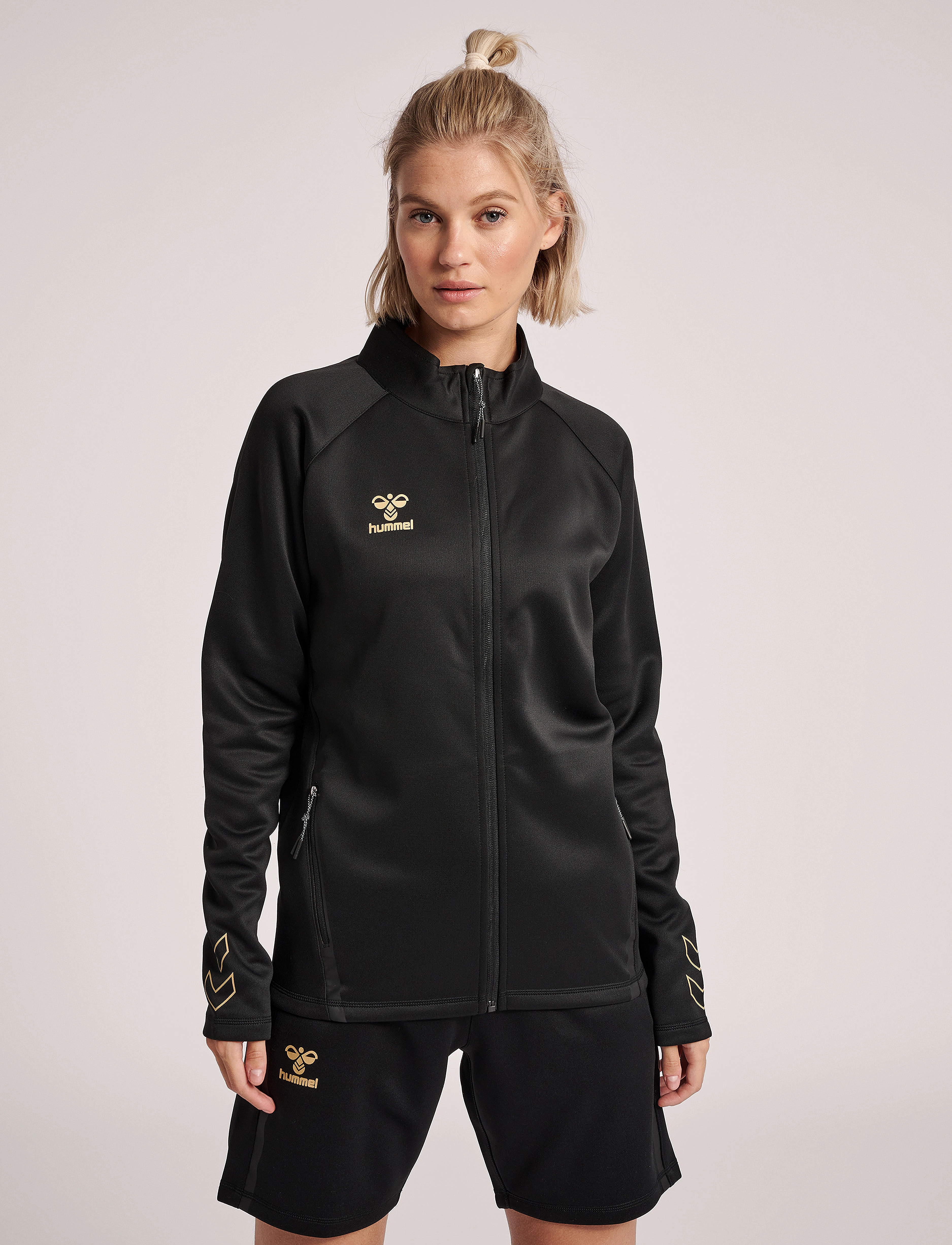 Hummel - hmlCIMA XK ZIP JACKET WOMAN - fleecejacken - black - 3