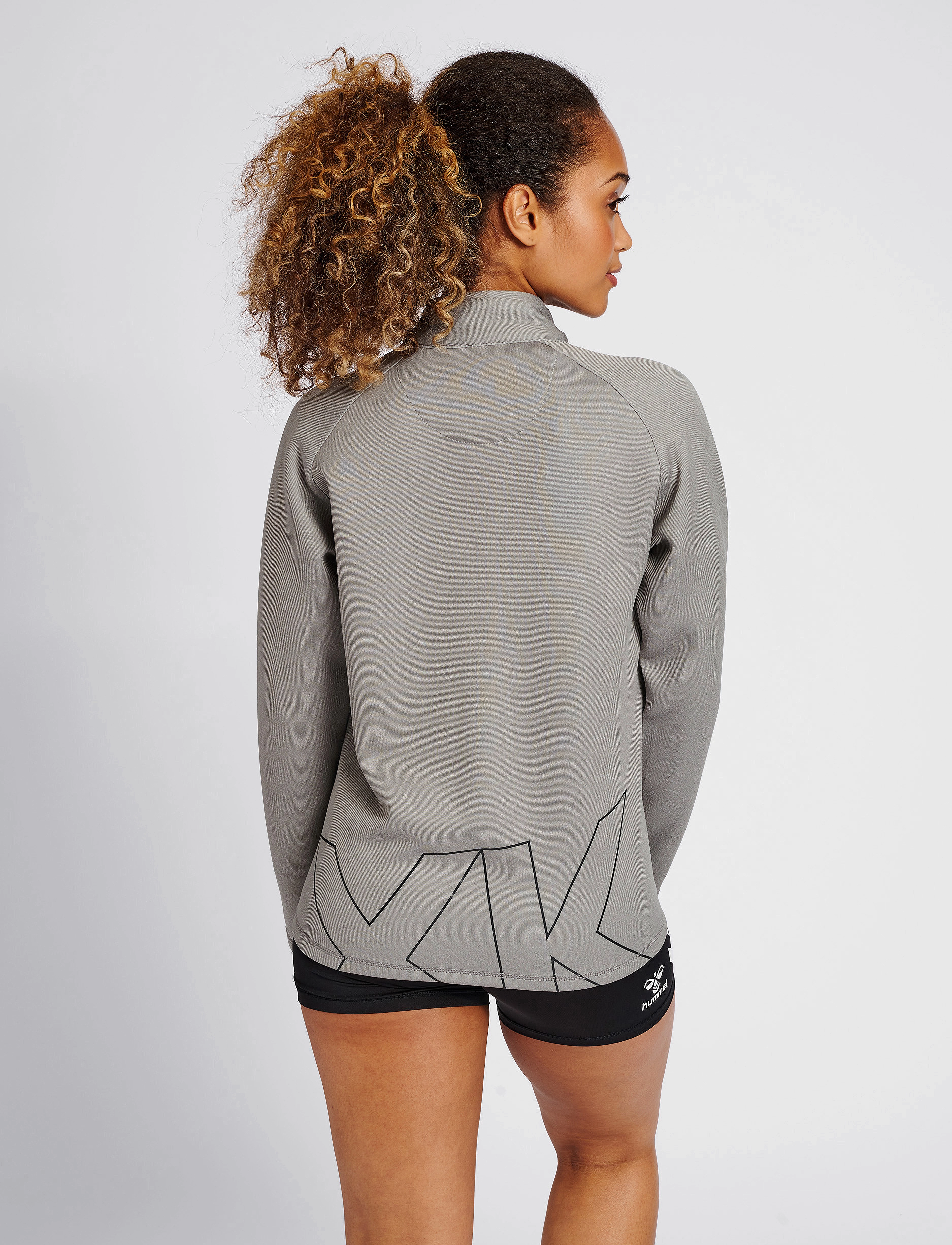 Hummel - hmlCIMA XK ZIP JACKET WOMAN - midlayer-jakker - grey melange - 4