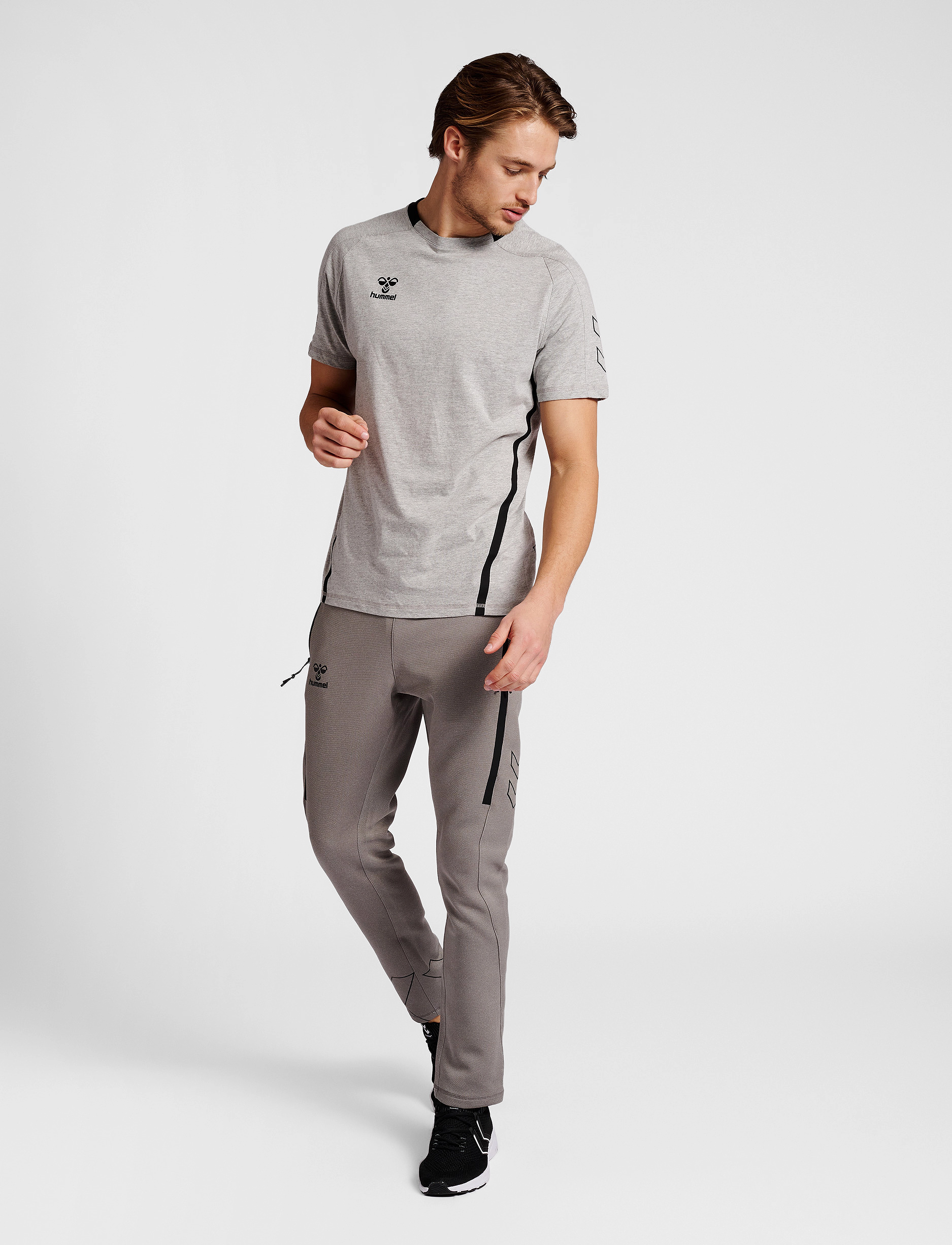 Hummel - hmlCIMA XK PANTS - grey melange - 2
