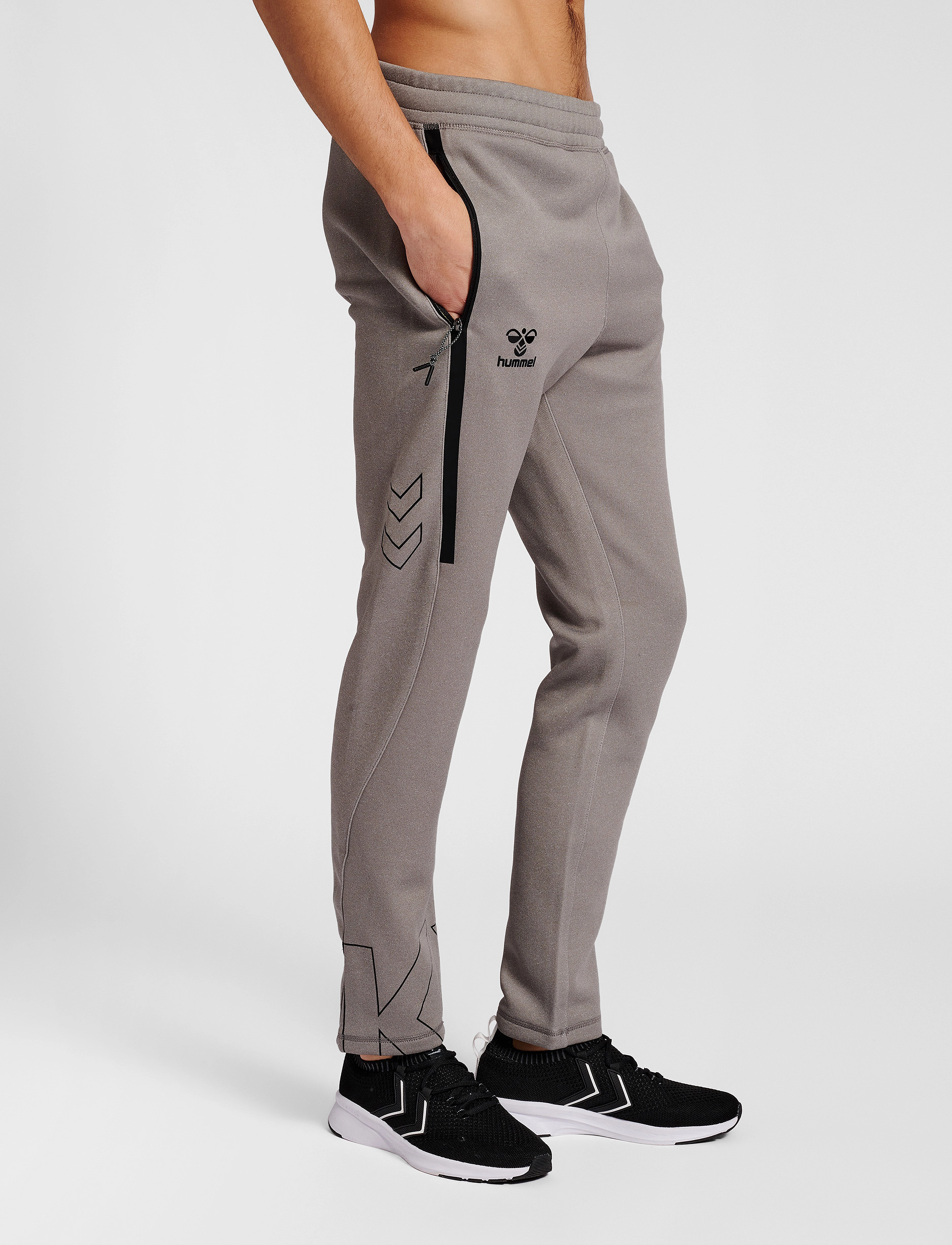 Hummel - hmlCIMA XK PANTS - grey melange - 3