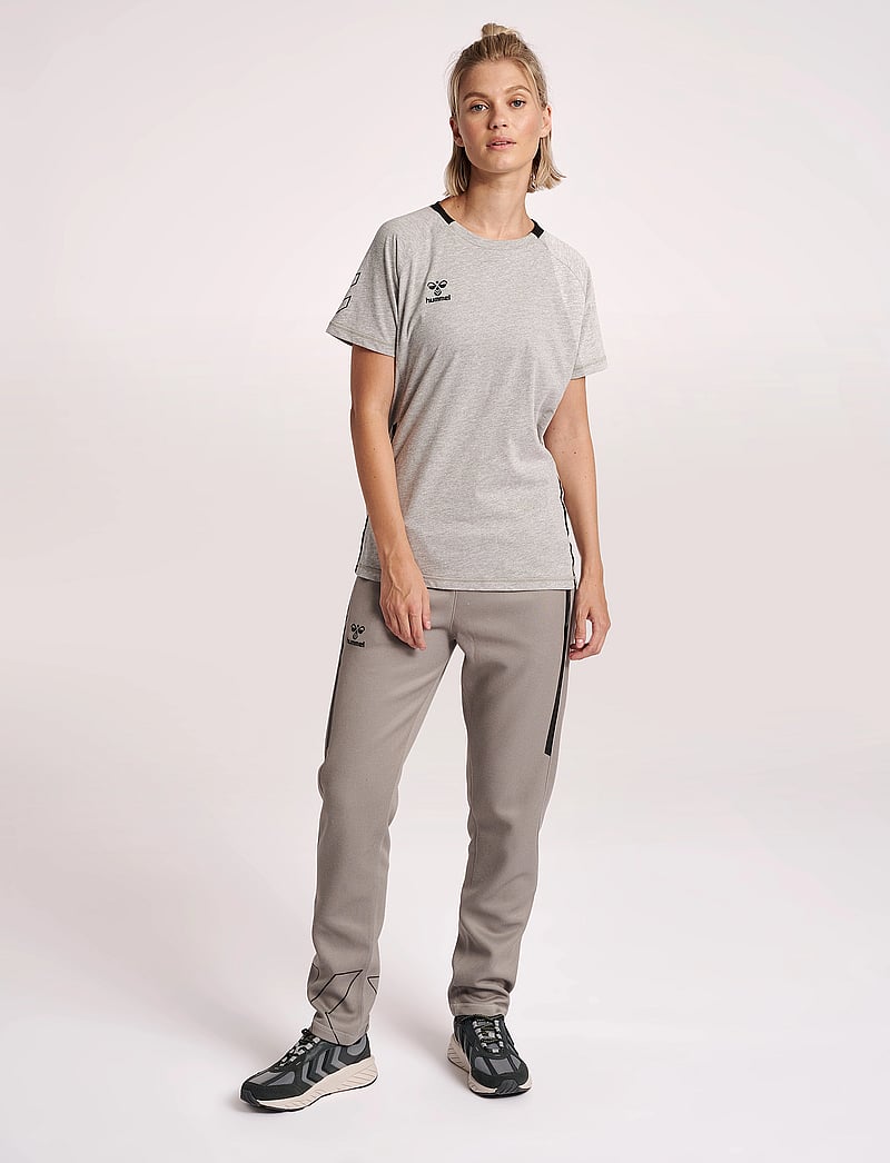 Hummel - hmlCIMA XK PANTS WOMAN - pantalon training - grey melange - 0