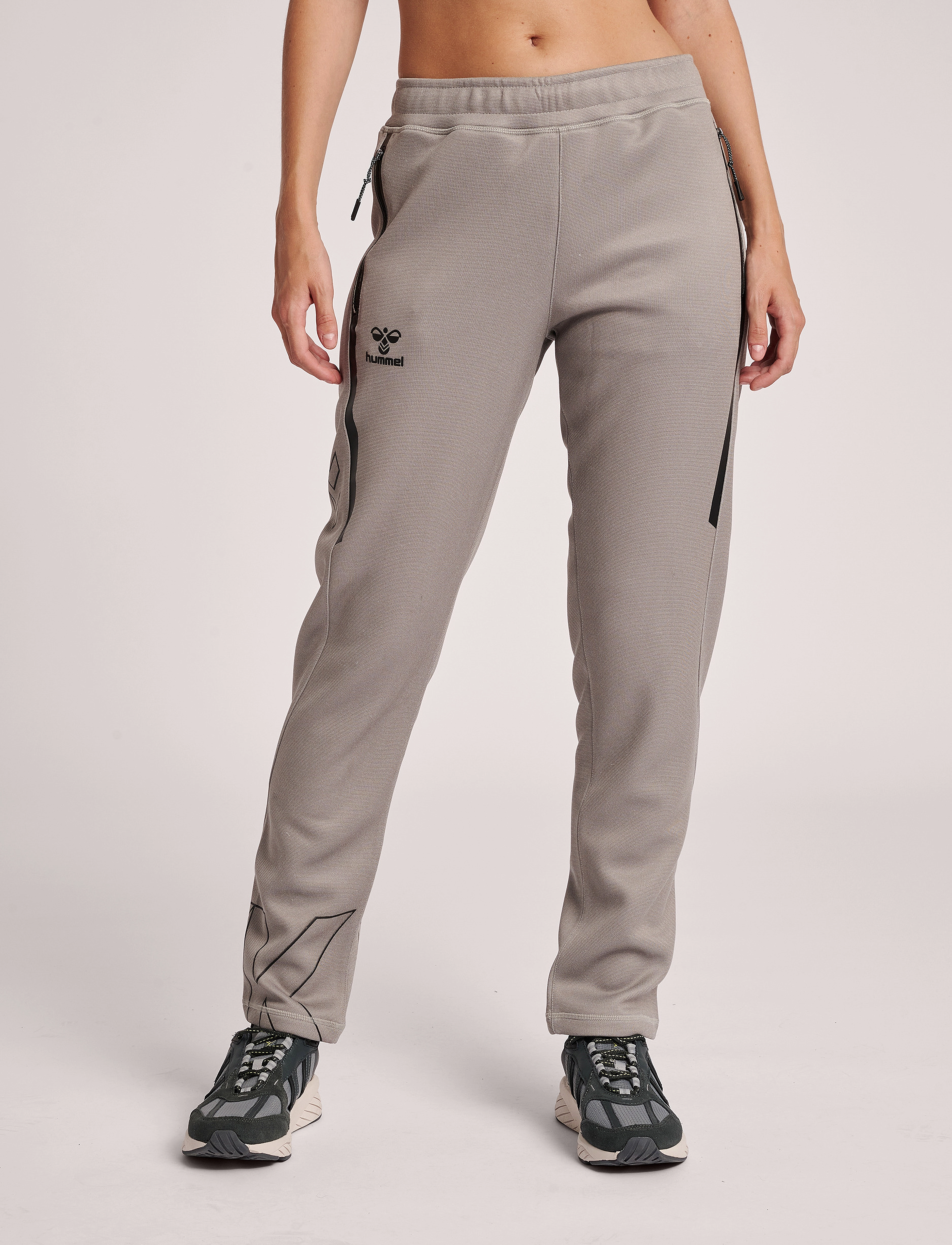 Hummel - hmlCIMA XK PANTS WOMAN - joggingbukser - grey melange - 3