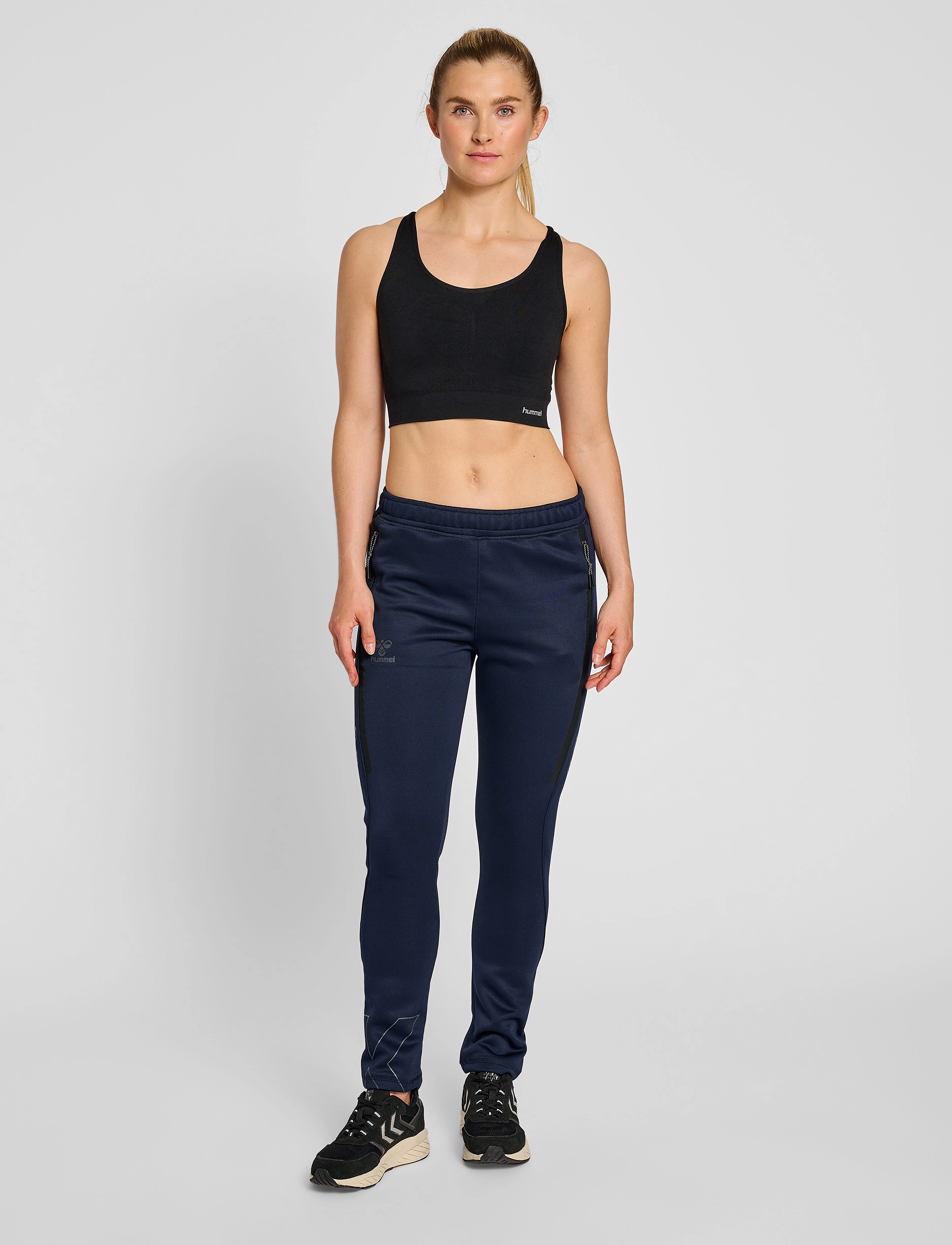 Hummel hmlCIMA XK PANTS WOMAN - Püksid - MARINE / blue
