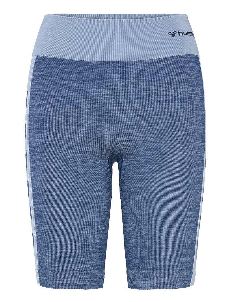 Hummel - hmlCLEA SEAMLESS CYCLING SHORTS - træningsshorts - navy peony/faded denim - 0