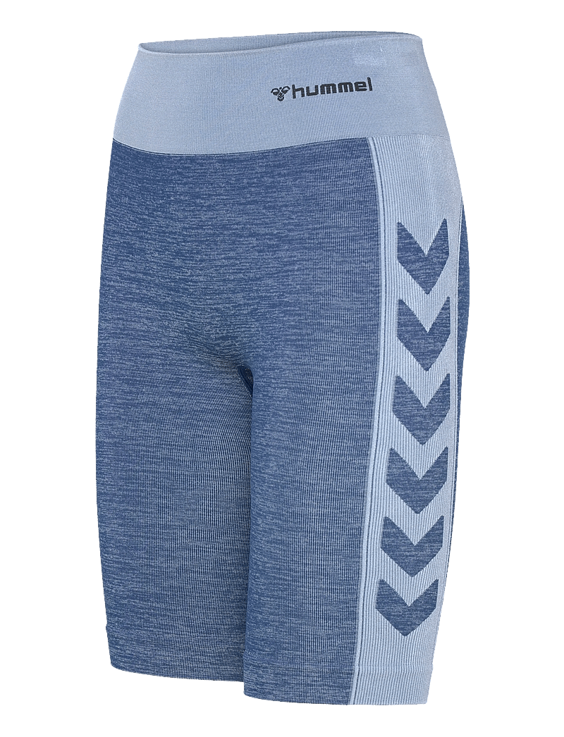 Hummel - hmlCLEA SEAMLESS CYCLING SHORTS - træningsshorts - navy peony/faded denim - 3