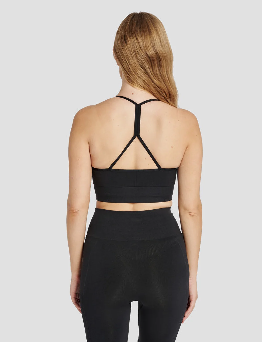 Hummel - hmlTIFFY SEAMLESS SPORTS TOP - keskmine toestus - black - 4