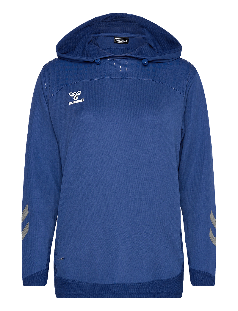 Hummel - hmlLEAD WOMEN POLY HOODIE - huvtröjor - true blue - 0