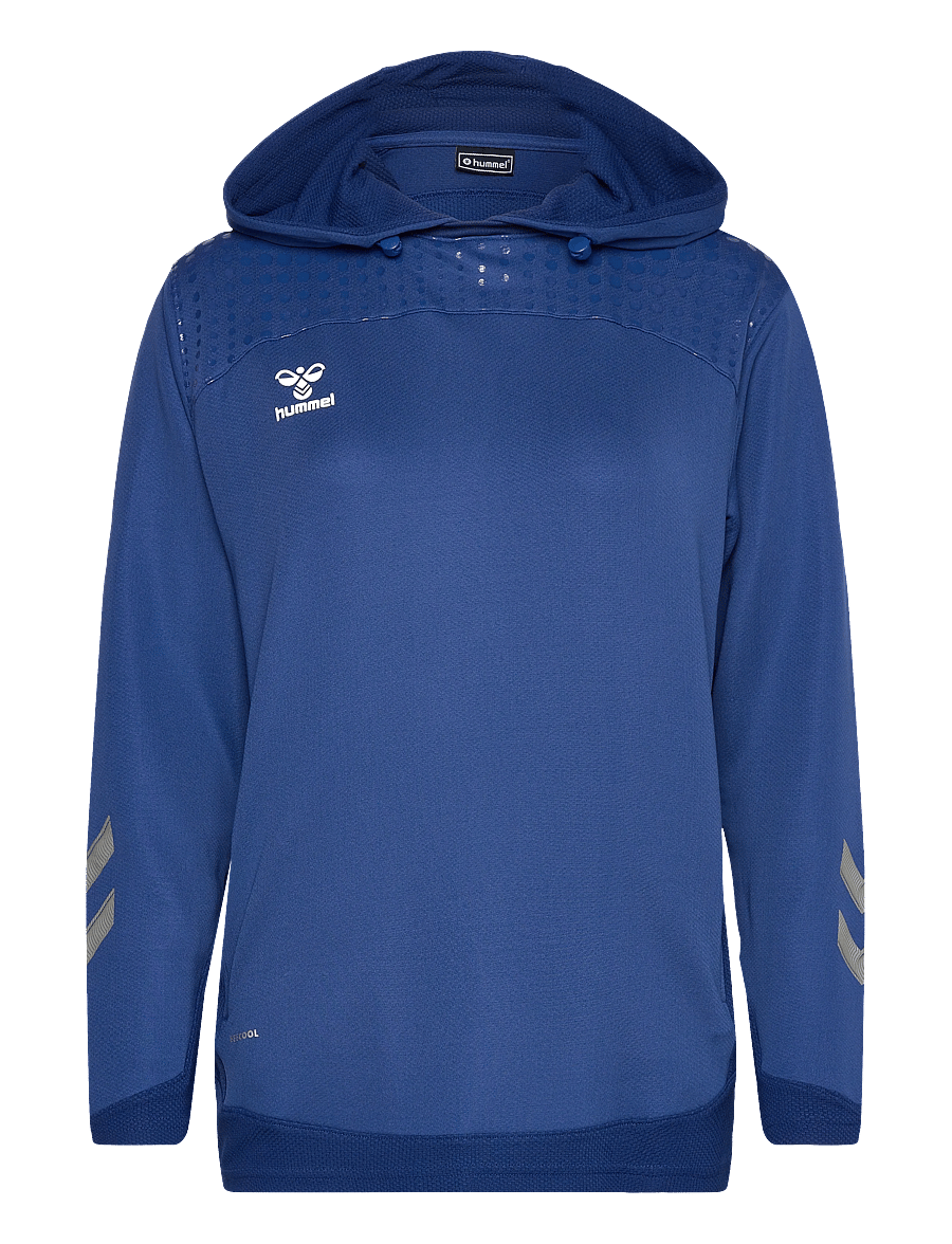 Hummel - hmlLEAD WOMEN POLY HOODIE - hættetrøjer - true blue - 0