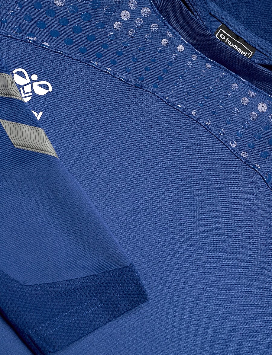 Hummel - hmlLEAD WOMEN POLY HOODIE - hættetrøjer - true blue - 2