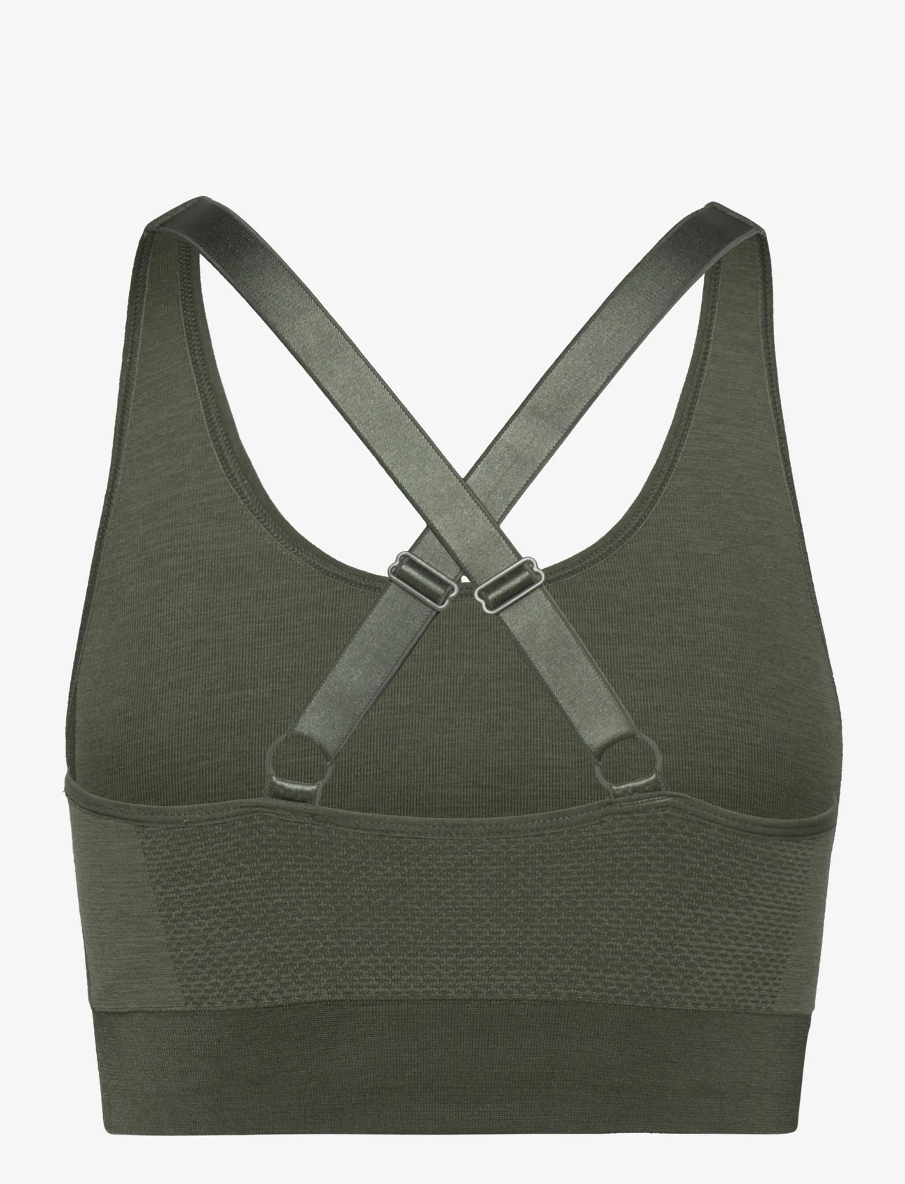 Hummel - hmlCLEA SEAMLESS  SPORTS TOP - sports bh'er: medium støtte - climbing ivy/beetle melange - 1