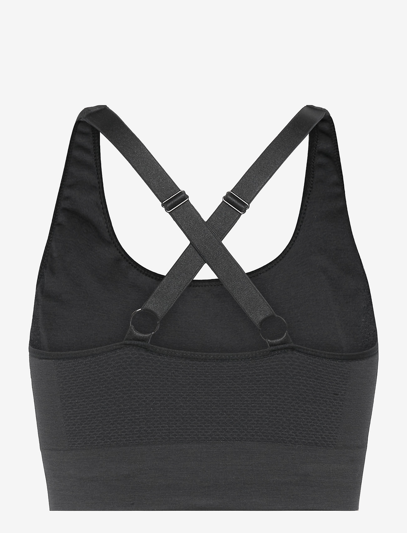 Hummel - hmlCLEA SEAMLESS  SPORTS TOP - medium support - black melange - 2