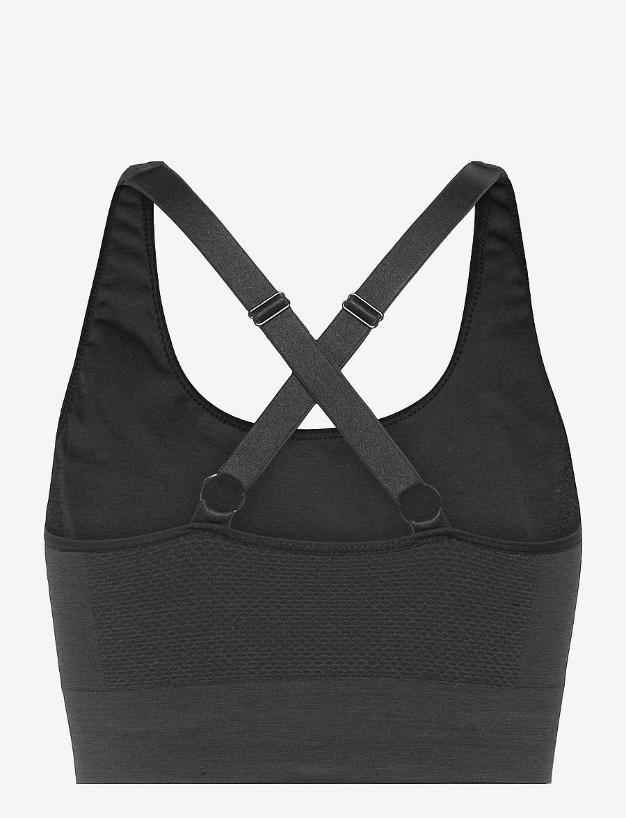 Hummel - hmlCLEA SEAMLESS SPORTS TOP - medium - black melange - 2