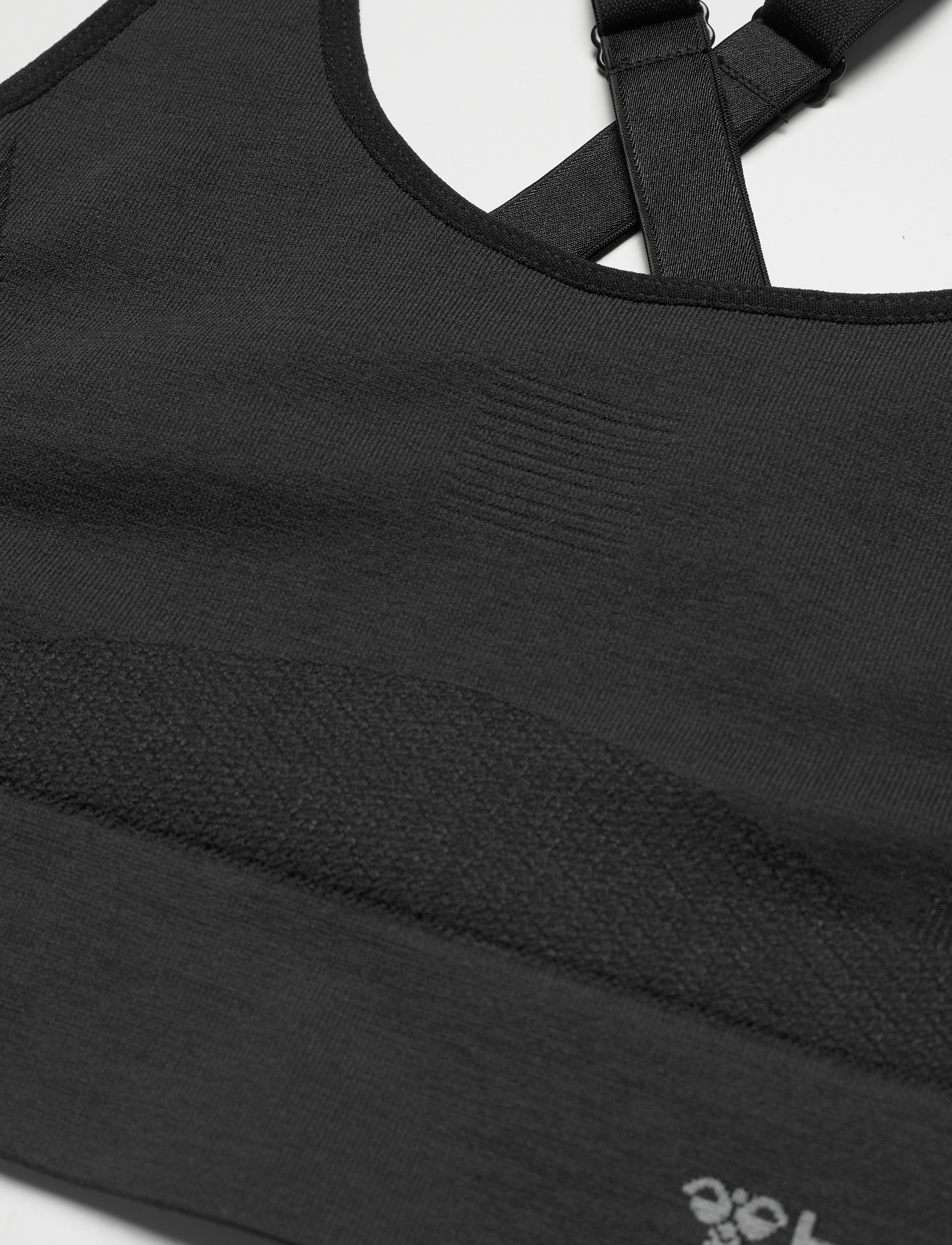 Hummel - hmlCLEA SEAMLESS SPORTS TOP - medium - black melange - 5
