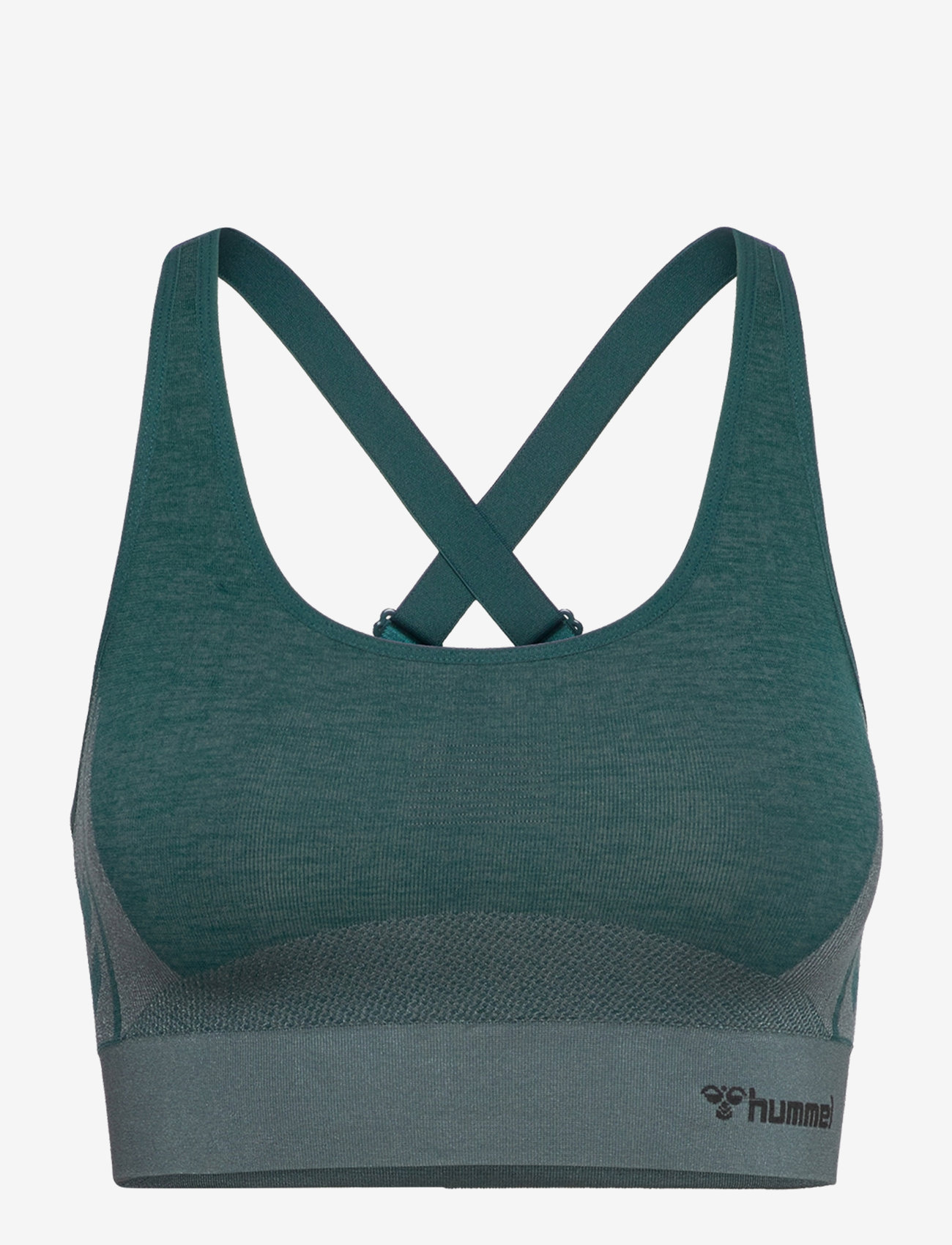 Hummel - hmlCLEA SEAMLESS  SPORTS TOP - keskmine toestus - dark sea - 0