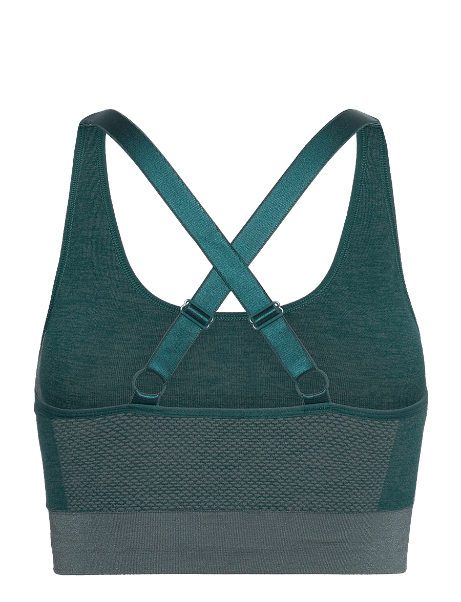 Hummel - hmlCLEA SEAMLESS SPORTS TOP - mittlerer halt - dark sea - 1