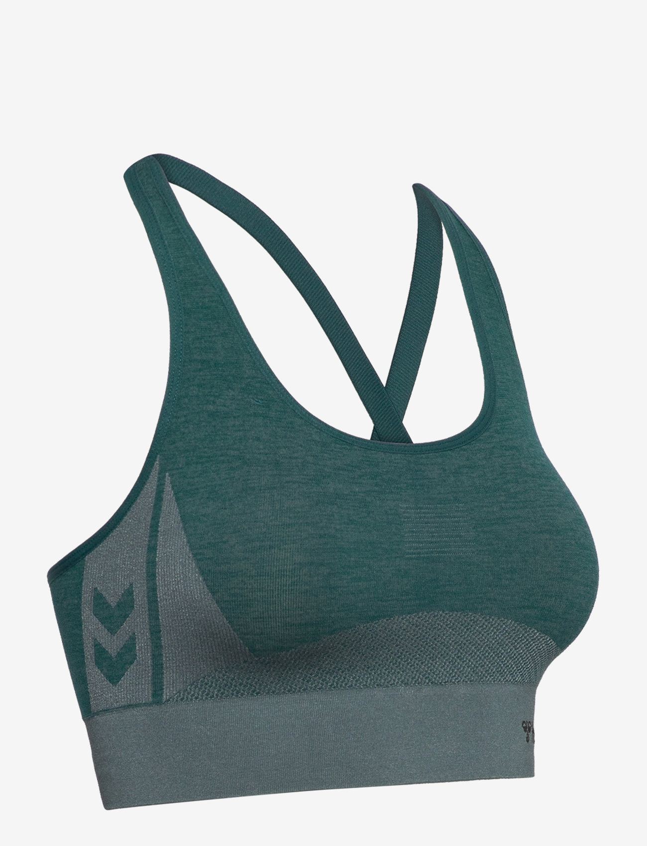 Hummel - hmlCLEA SEAMLESS  SPORTS TOP - keskmine toestus - dark sea - 2