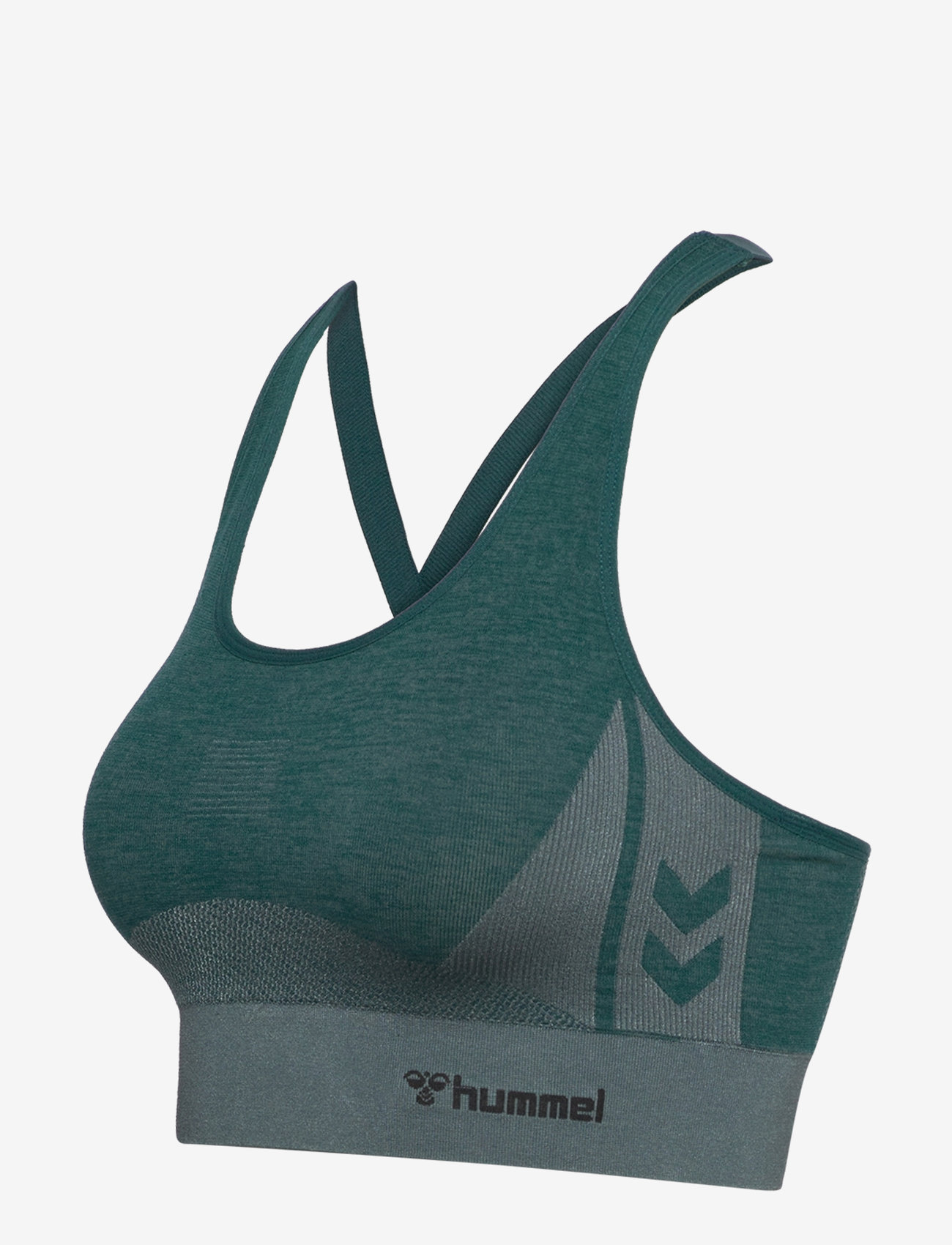 Hummel - hmlCLEA SEAMLESS  SPORTS TOP - keskmine toestus - dark sea - 3