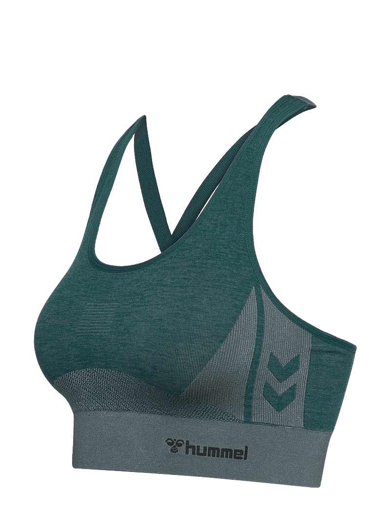 Hummel - hmlCLEA SEAMLESS SPORTS TOP - keskmine toestus - dark sea - 3