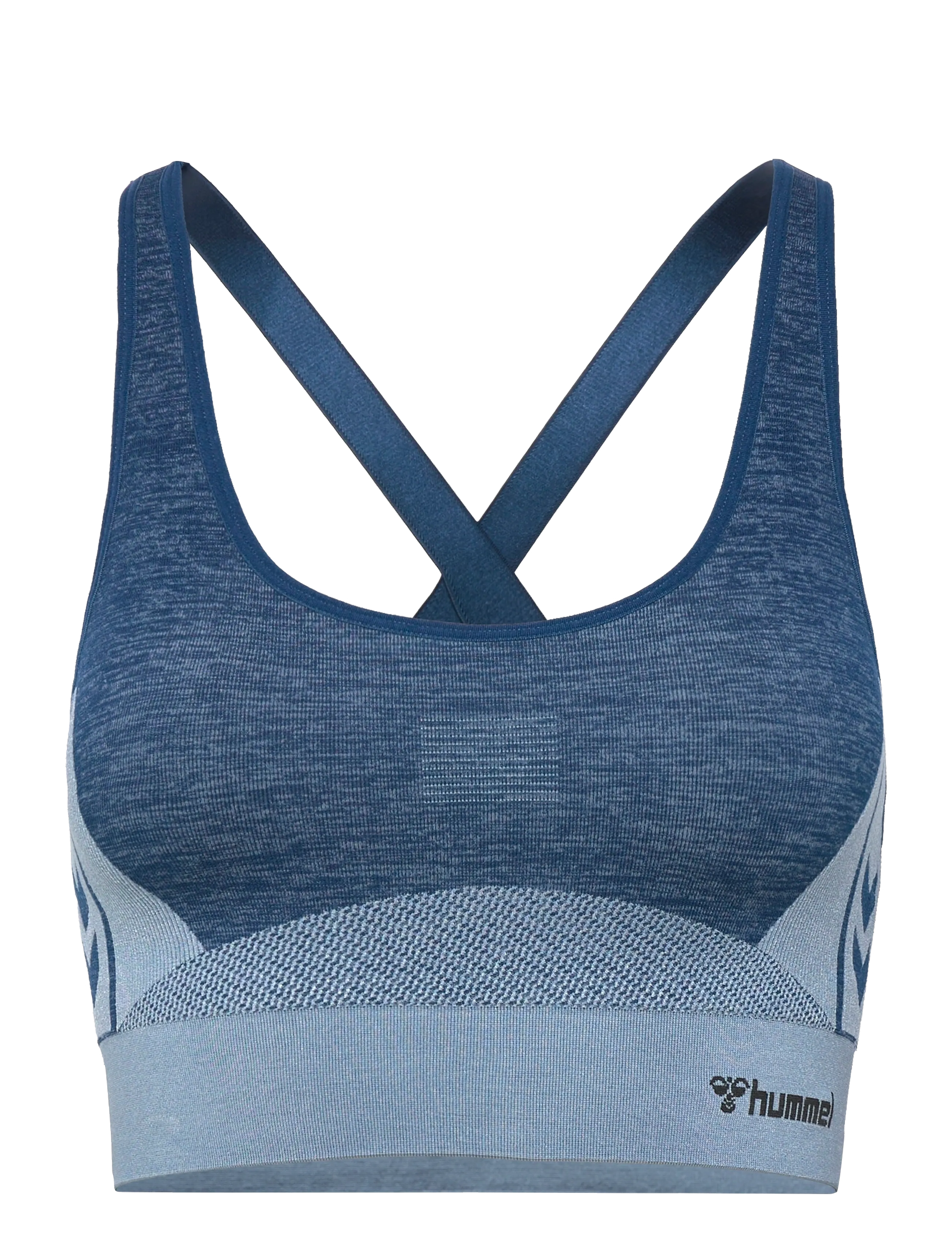 Hummel hmlCLEA SEAMLESS  SPORTS TOP - Undertøj - NAVY PEONY/FADED DENIM / blue